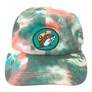 Buc-ee's Hat Bucees Tie Dye Hat With Leather Strap Beaver Texas Cotton Unisex